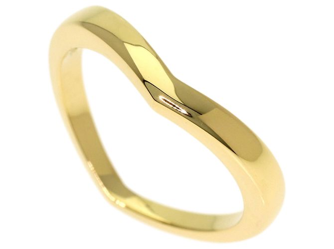 Autre Marque Anillo Tiffany & Co. V-Band en oro amarillo de 18K