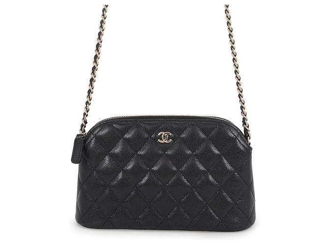 Bolso Chanel Classic Matelassé de piel caviar Negro
