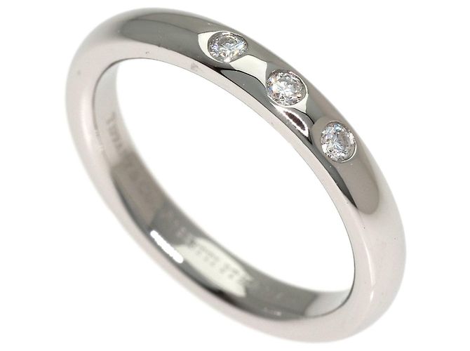 Autre Marque Tiffany & Co. Platin-Diamant-Bandring