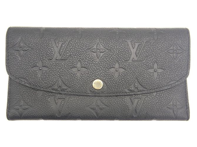 Louis Vuitton Cartera Larga Emilie Negro