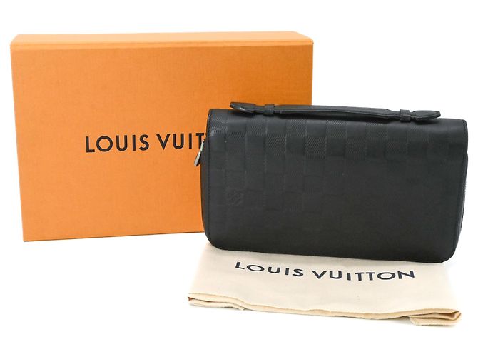 Louis Vuitton Damier Infini Zippy XL Round Organizer Long Wallet