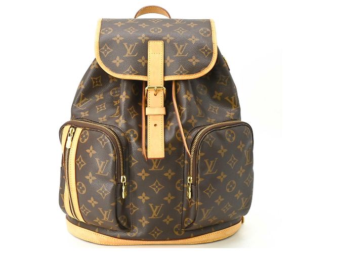Mochila Louis Vuitton Monogram Bosphore Castaño Monograma