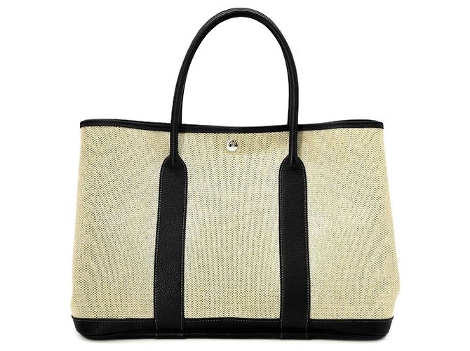 Hermès Sac à main cabas Hermes Garden 36 PM Beige