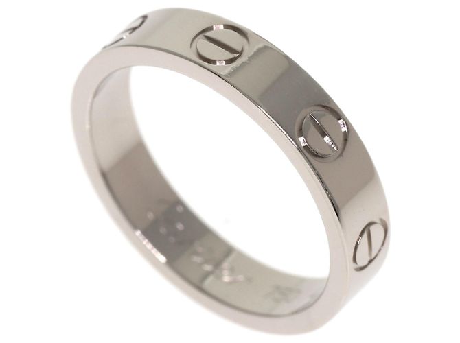Bague Cartier Mini Love en or blanc 18K