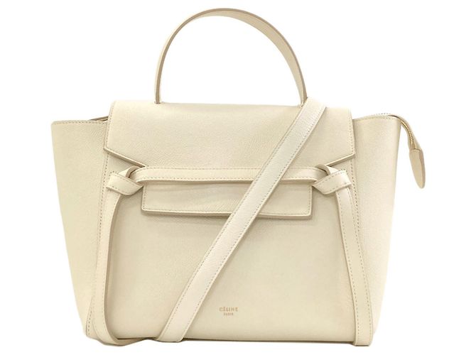 Céline Sac à main Celine Belt Bag Micro Blanc