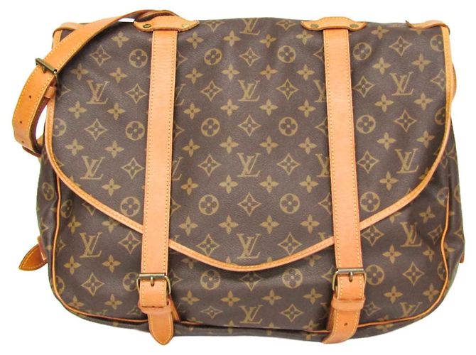 Louis Vuitton Saumur Monogram Canvas 43 Marrom