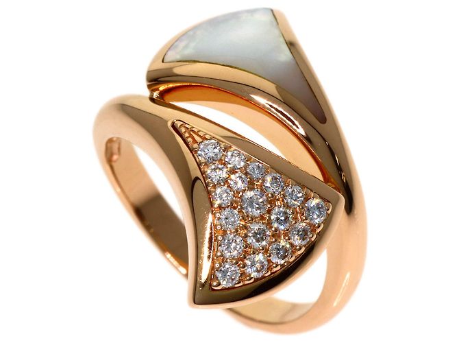 Bulgari Bague Bvlgari Diva's Dream Medium Shell Diamond Ring