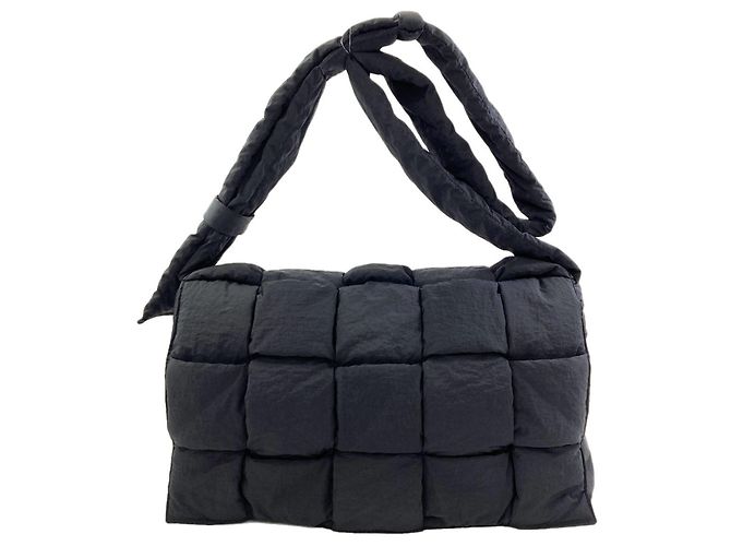 Borsa a tracolla Padded Cassette Bottega Veneta Nero
