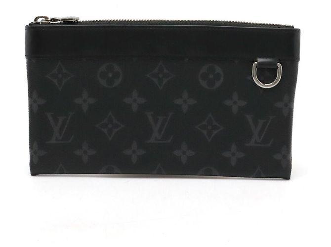 Louis Vuitton Monogram Eclipse Pochette Discovery PM Schwarz