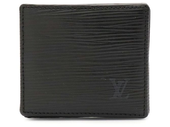 Louis Vuitton Epi Coin Case Negro
