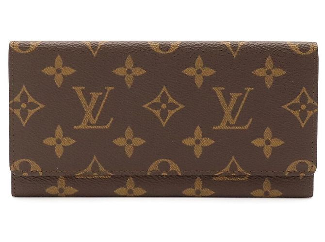 Louis Vuitton Monogram Long Wallet M61820 Marrone