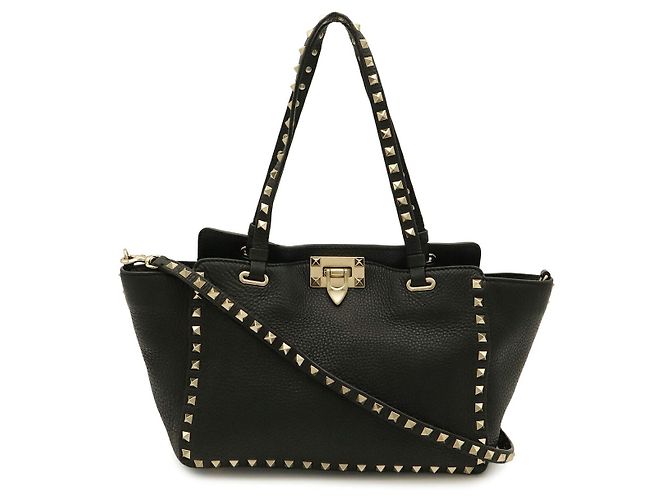 Valentino Garavani Bolso Valentino Rockstud 2WAY Negro