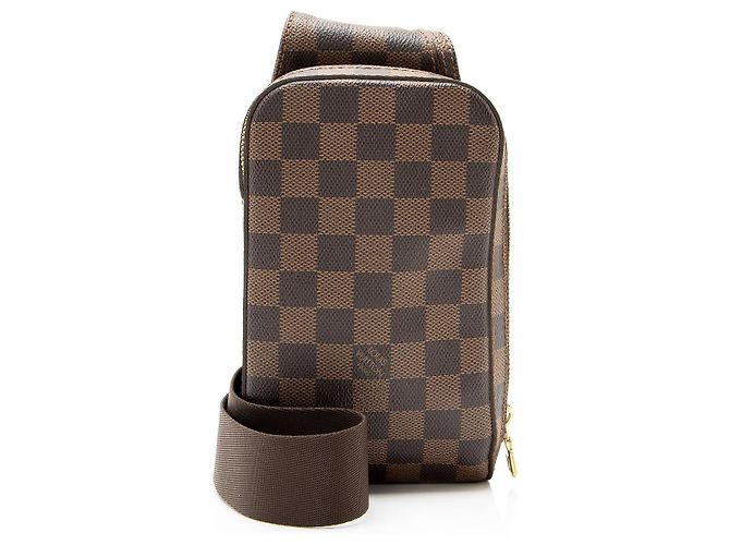 Bolsa Tiracolo Louis Vuitton Damier Ebene Geronimos