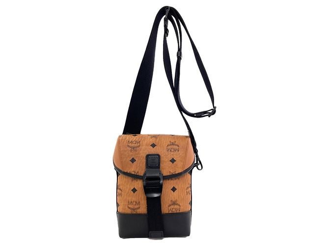 MCM Handbag Brown Plastic
