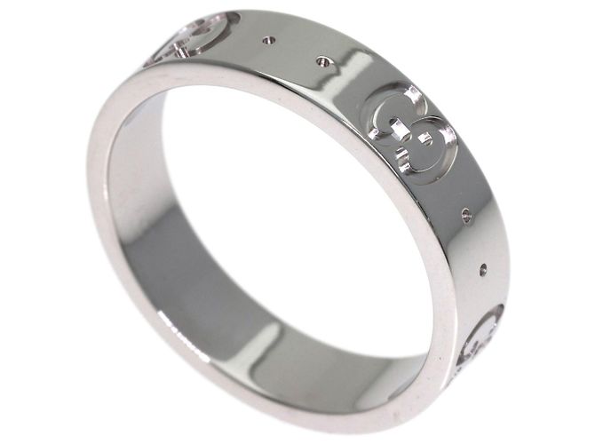 Anillo Gucci Icon #6 en Oro Blanco 18K
