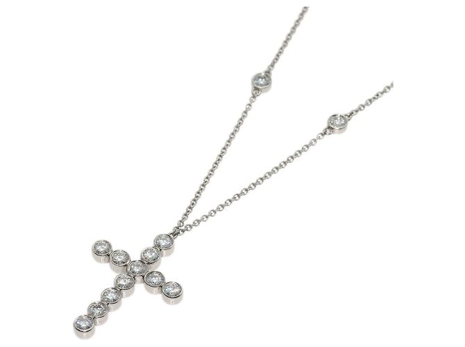 Autre Marque Collar Tiffany & Co. Jazz Cross Diamond