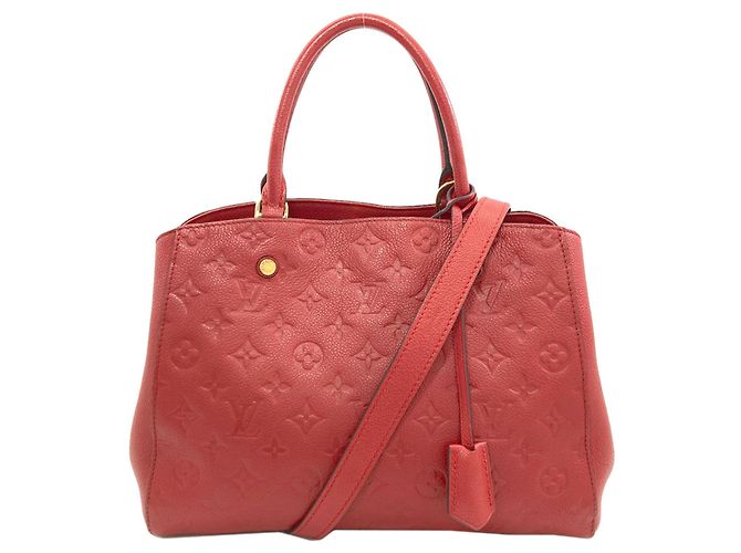 Borsa Louis Vuitton Montaigne MM Fuschia