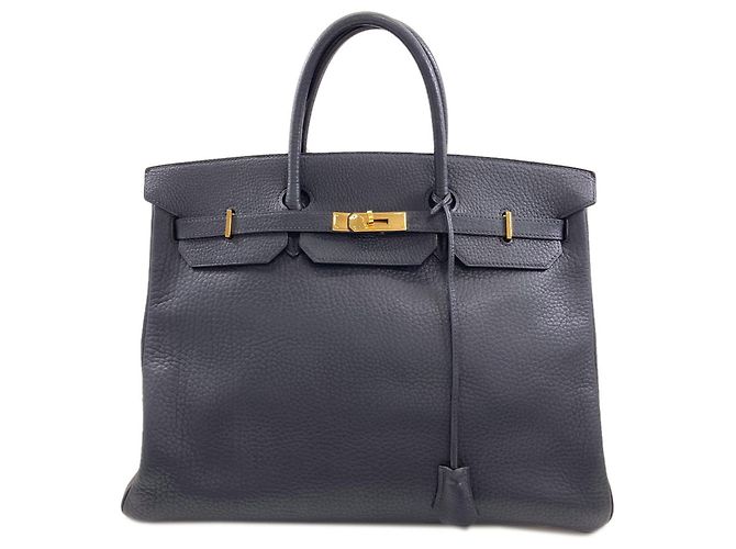 Hermès Bolsa Hermes Birkin 40 em Blue Indigo Azul