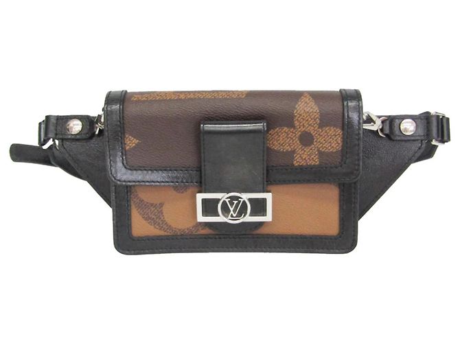 Louis Vuitton Dauphine Bumbag Reverse Monogram Giant Marron