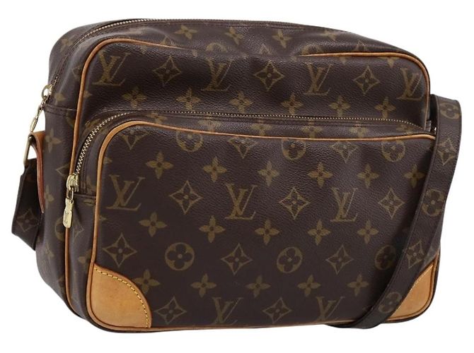 Louis Vuitton Nil Schultertasche Monogram Canvas Braun