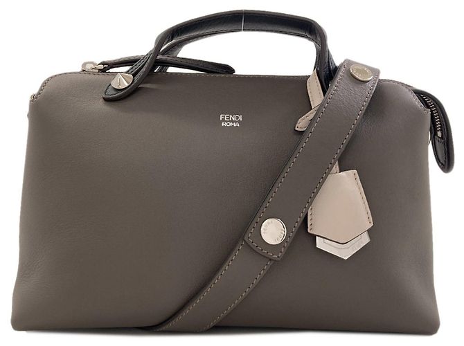 Sac à main 2-Way Fendi By The Way Medium Gris anthracite