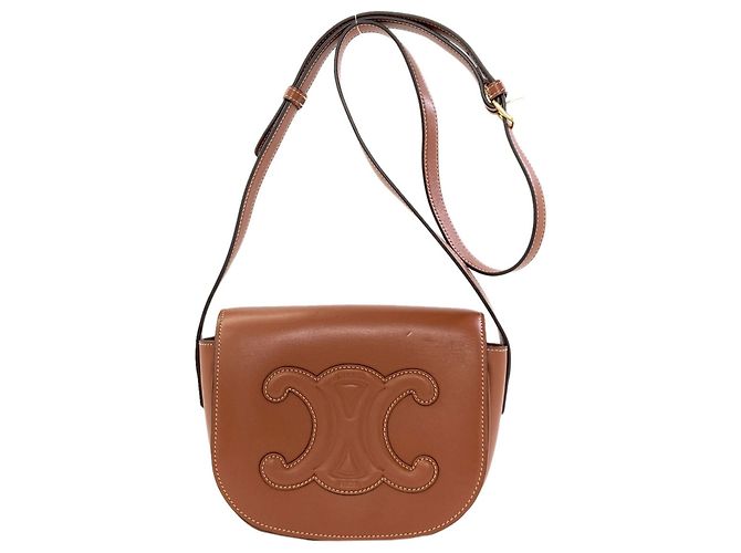 Céline Borsa a tracolla Celine Triomphe Marrone
