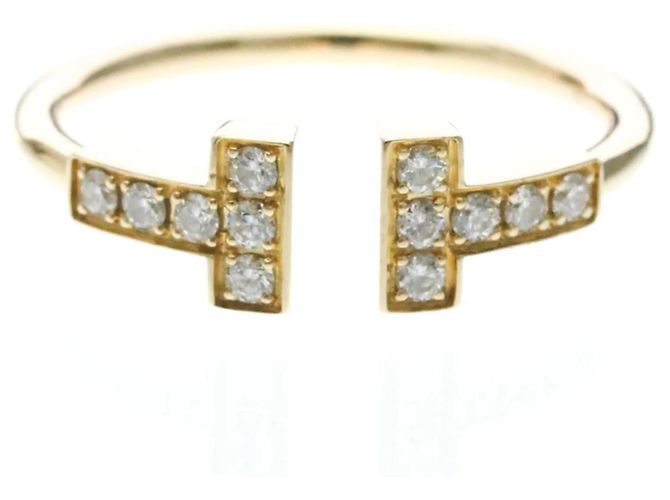 Tiffany & Co. T Wire Oro Rosa 18K con Diamanti D'oro