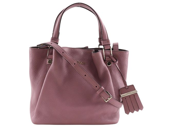 Bolsa Tod's Pink Flower Rosa