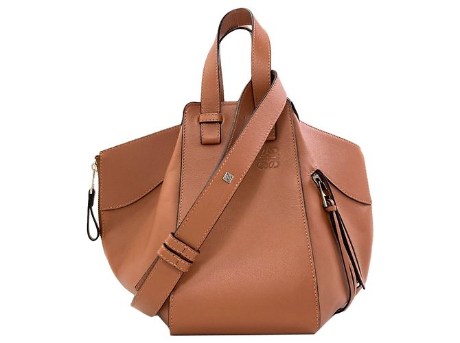 Bolso 2-Way Loewe Hammock Small Castaño