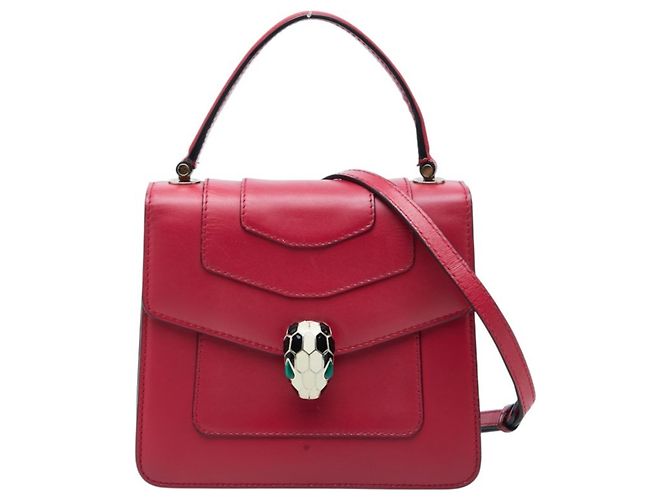 Bulgari Borsa Bvlgari Serpenti Forever Rosso