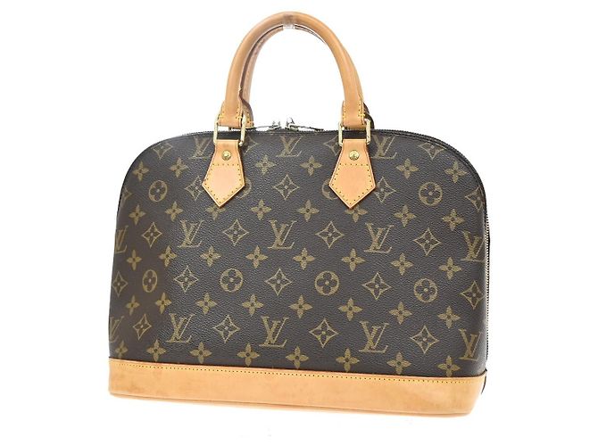 Louis Vuitton Alma Monogram Canvas PM Brown