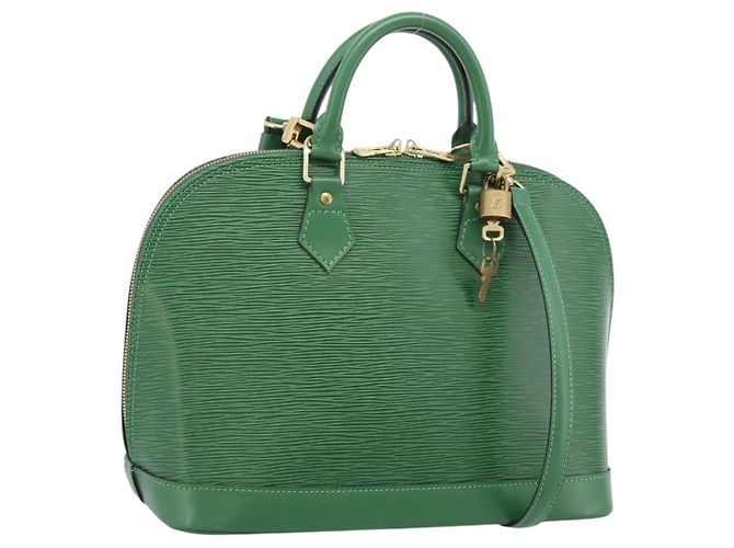 Louis Vuitton Alma Epi Leather PM Green