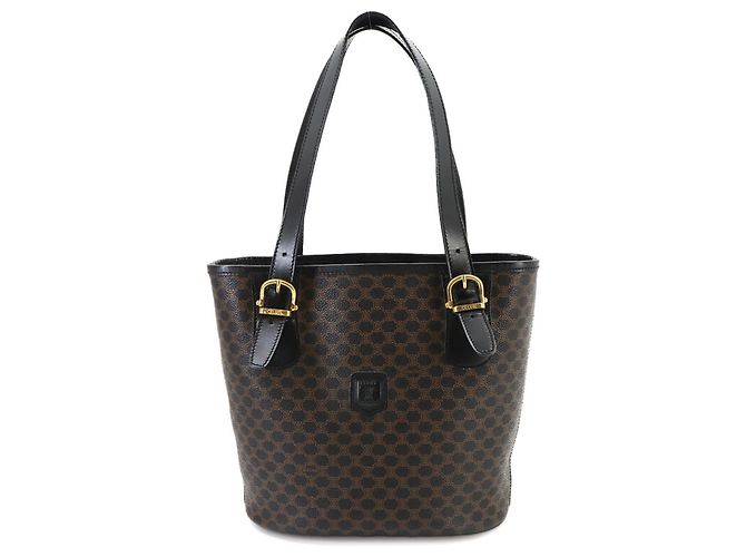 Céline Sac à main cabas Celine Macadam Noir
