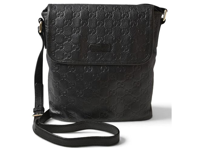 Borsa a tracolla Gucci in pelle nera Nero