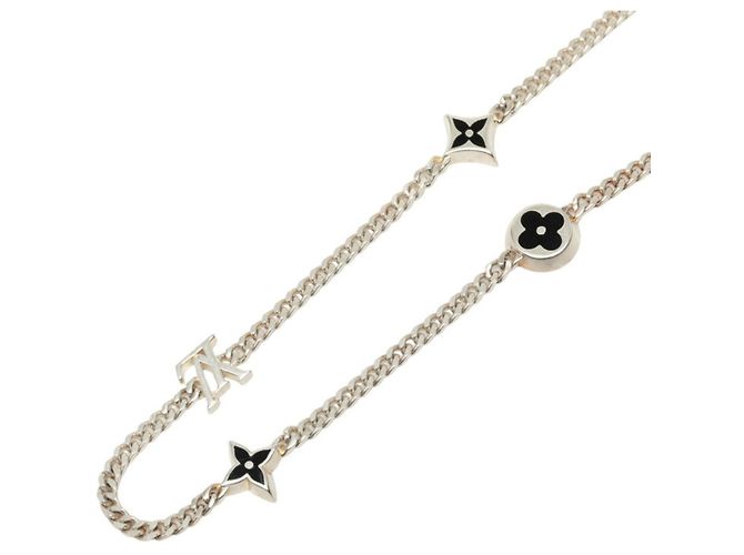 Colar Louis Vuitton LV Spike Charm Prata