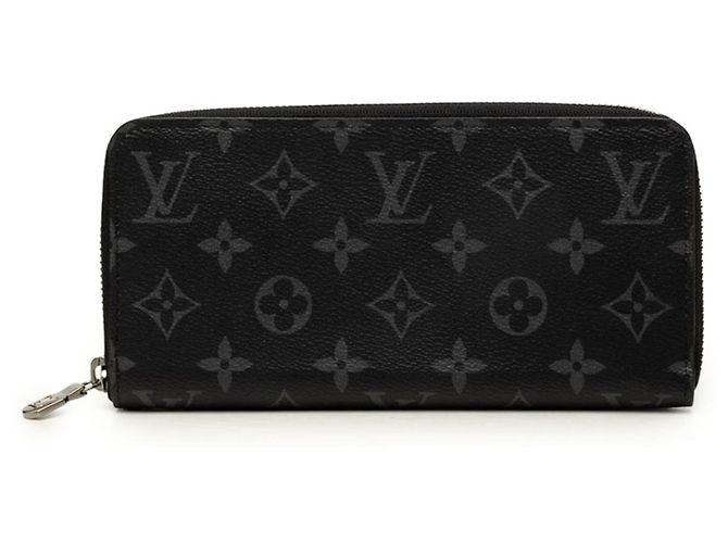 Louis Vuitton Monogram Eclipse Zippy Wallet Braun