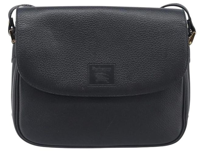 Bolsa de ombro em couro Burberry Preto