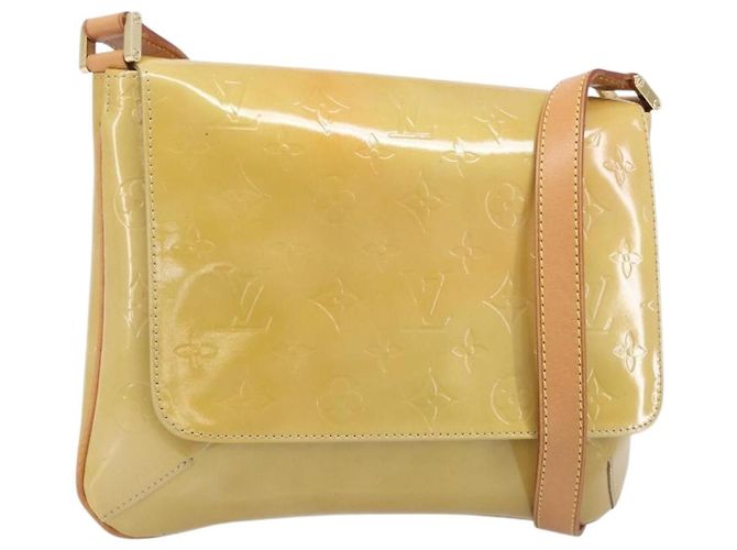 Louis Vuitton Thompson Street Monogram Vernis Medium Bege
