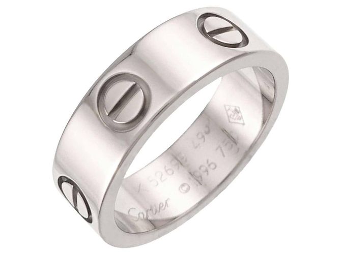 Cartier Love Ring in Weißgold