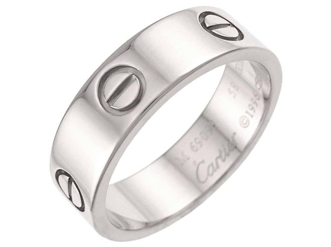 Anillo Cartier Love en oro blanco de 18K