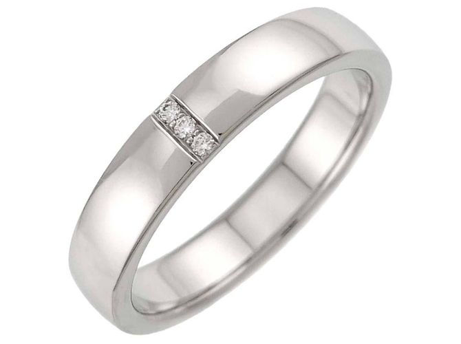 Anello Harry Winston Three-Stone 1-Diamond in Platino