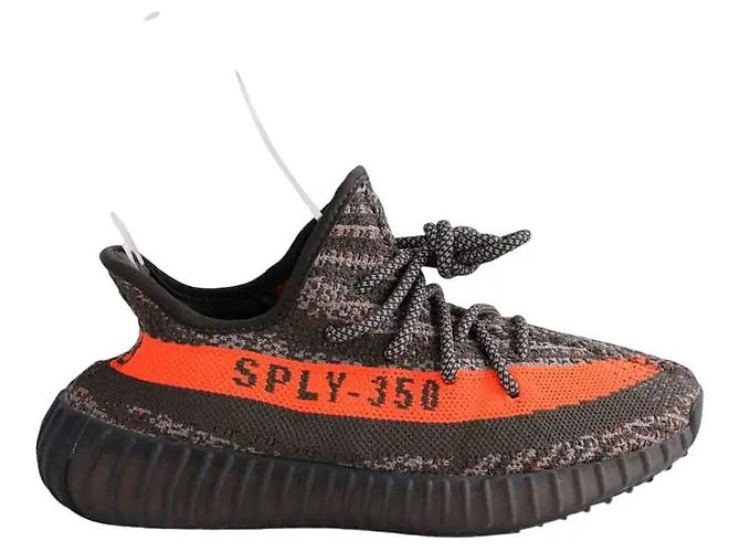 Yeezy Sneaker Anthrazit Stoff Anthrazitgrau
