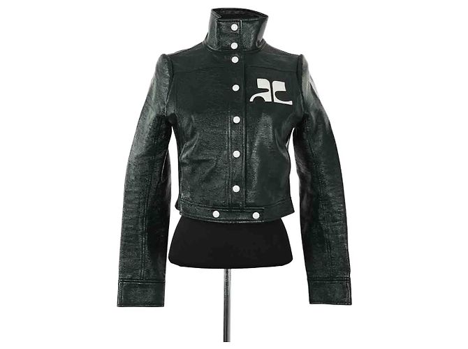 Courreges Giacca Giacca riedizione verde