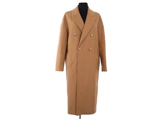 Tara Jarmon wool coat camel