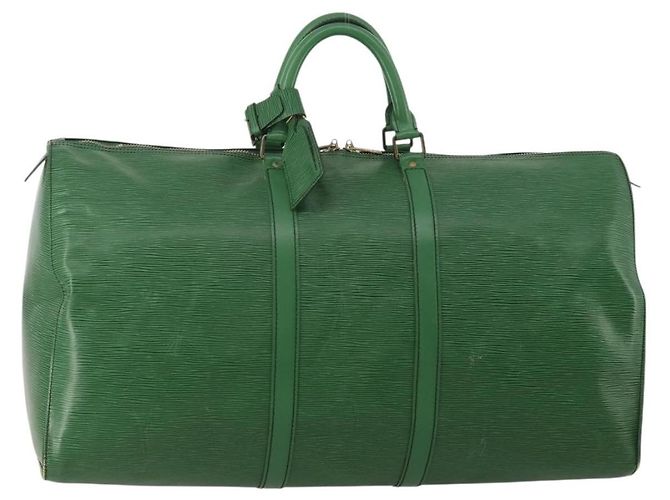 Louis Vuitton Keepall Epi Leather 55 Vert