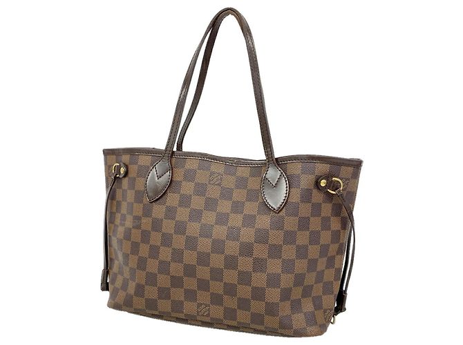 Sac Cabas Louis Vuitton Damier Neverfull PM N51109 Ebene