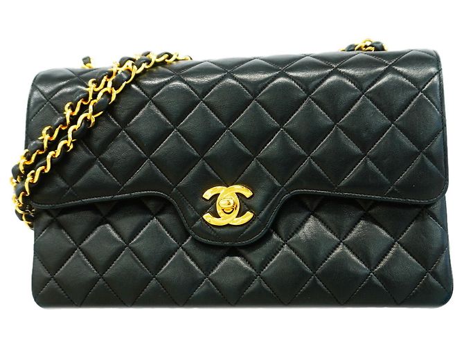 Borsa a tracolla Chanel Matelassé Nero