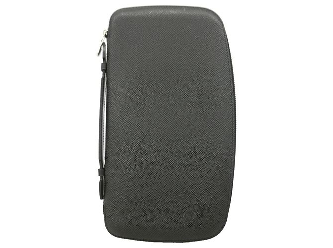 Organizer Portefeuille Long Organiseur Louis Vuitton Taiga Gris