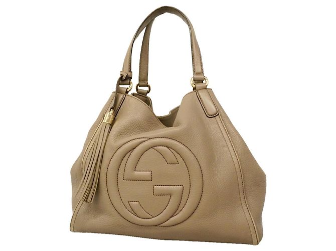 Borsa Gucci Soho Tote Bag 282309 Grigio
