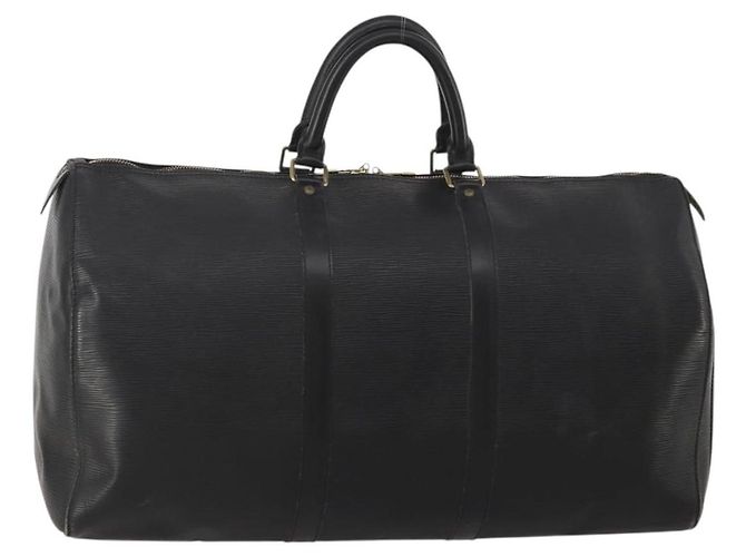 Louis Vuitton Keepall Epi Leather 55 Schwarz